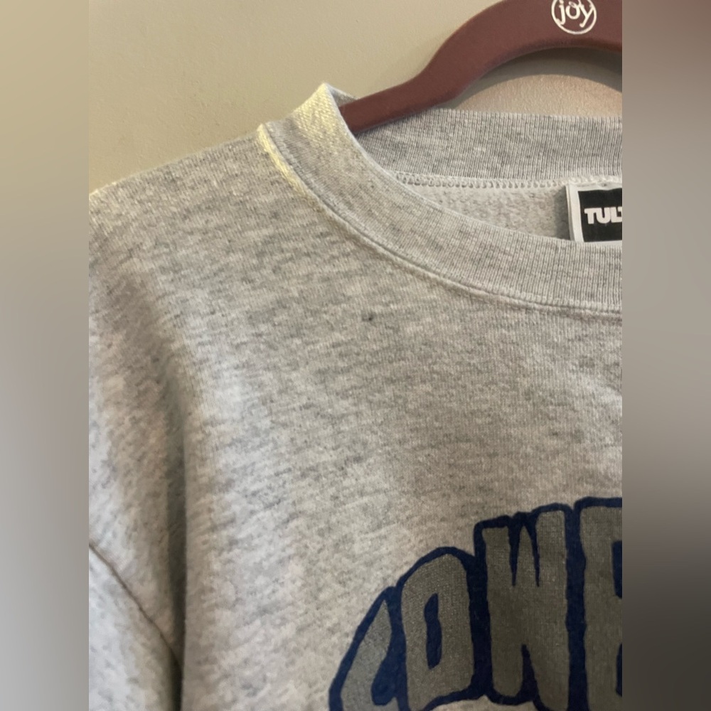 Vintage Cowboys Crew Neck Sweatshirt Gray - Picture 3 of 5
